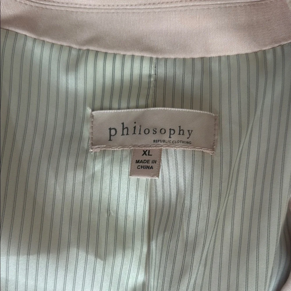 Philosophy Pink Tailored Blazer for Formal Occasions - Picture 2 of 7